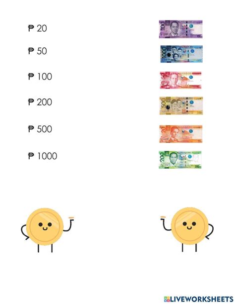 Worksheets for Learning Money 的图像结果