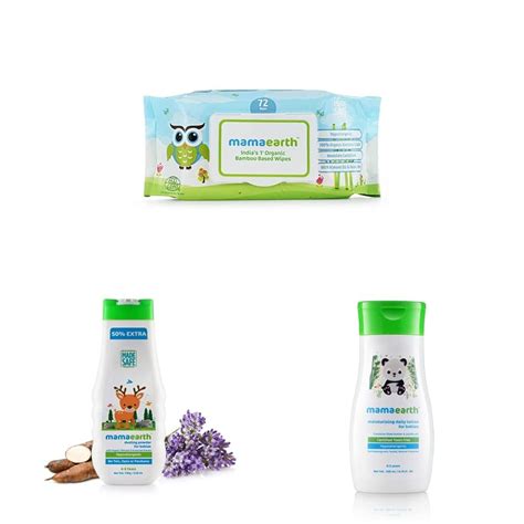 Mamaearth India’s First Organic Bamboo Based Baby Wipes (72 Wipes ...