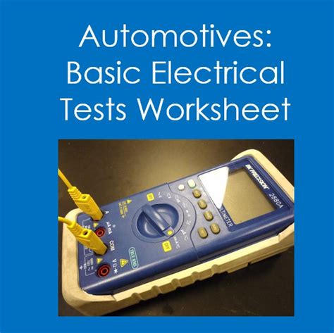 Image result for Basic Electrical Test
