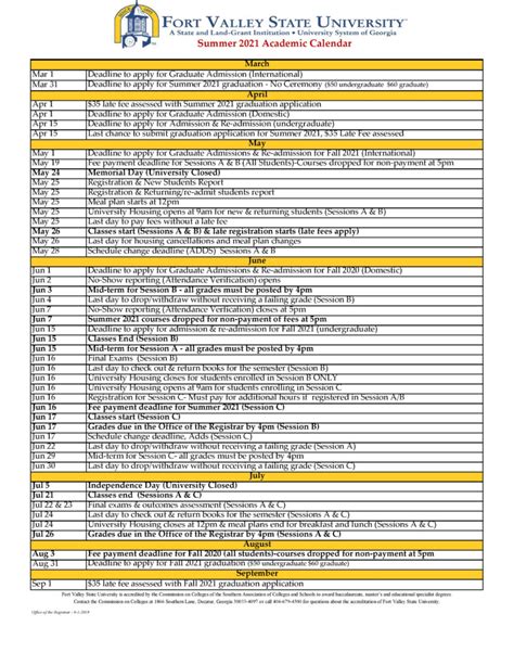 Augusta University Academic Calendar 2024 | Calendar 2024 | Printable ...