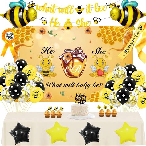 Bee Balloon Garland Arch Kit Bee Gender Reveal Party Supplies ...