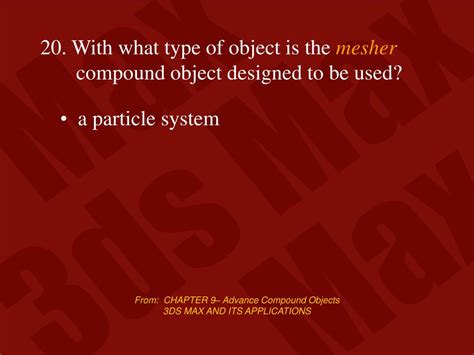 Modeling Compound Object 的图像结果