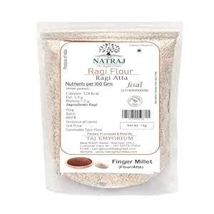 Natraj The Right Choice Ragi Ka Atta/Ragi Flour 1kg - finger millet ...