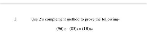 Image result for Two's Complement Method