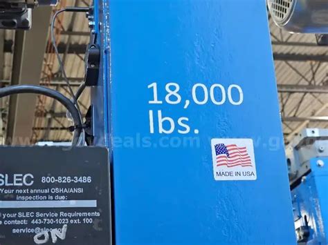 (Set 2) lot includes (6) six SEFAC BY SLEC 18,000 pound lifts INSPECTED ...
