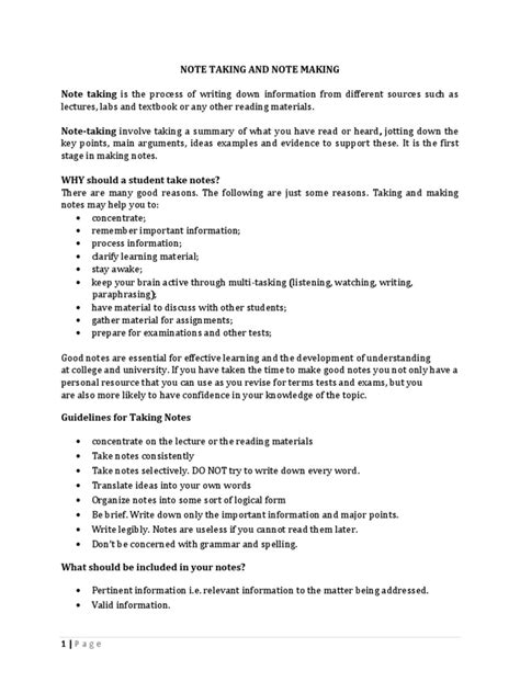 Image result for Note Making and Note Taking Difference