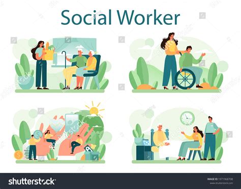 2,769 Social Worker Elderly Stock Vectors and Vector Art | Shutterstock