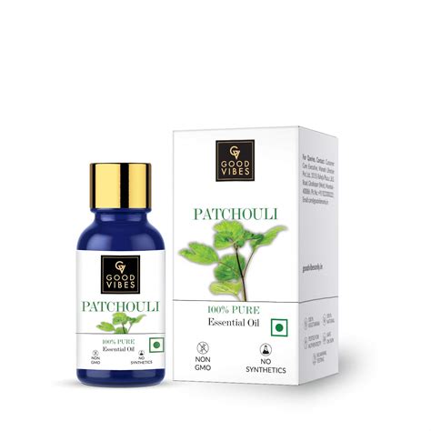 Buy Good Vibes 100% Pure Patchouli Essential Oil - 10 ml - Aids in Cell ...