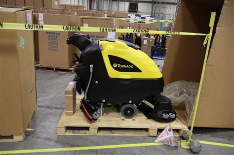 Tornado TS530-W26-UBD2620 Ride-On Floor Scrubber, S/N 24000259