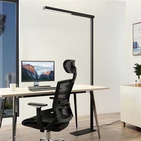 Arcchio LED office floor lamp Tamilo, 194 cm, black, aluminium | Lights.ie
