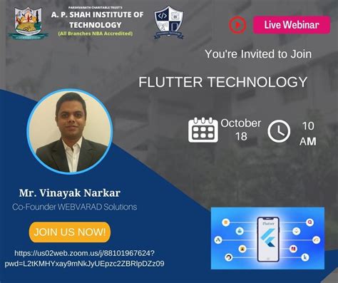 Webinar on Flutter Technology | APSIT