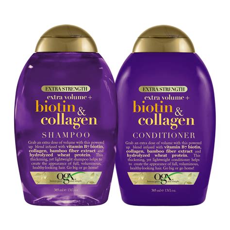 Buy OGXThick & Full + Biotin & Collagen Extra Strength Volumizing ...