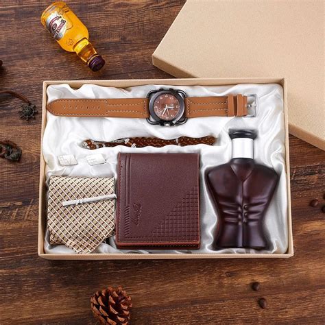 New Products 2024 Men's Business Gift Sets Corporate Quartz Watches ...