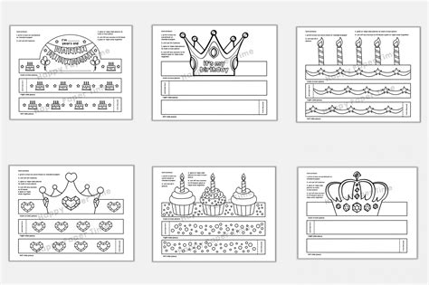 Happy Birthday Crown Template