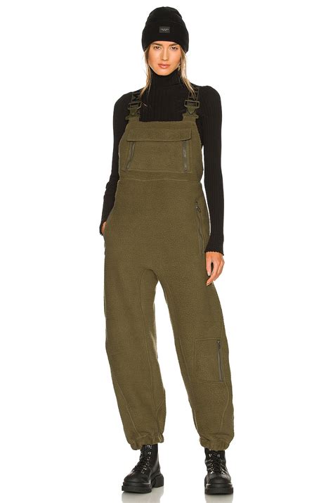 Free People X FP Movement Hit The Slopes Salopette in Army | REVOLVE