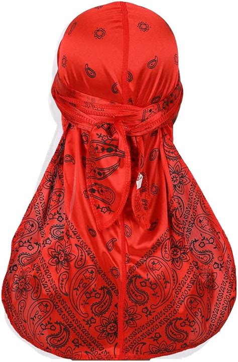 Buy Assorted Paisley Bandana Doo rag Cap Headwraps Men's Women's Silk ...