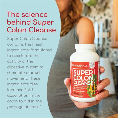 Health Plus Super Colon Cleanse (240 cápsulas) y colon Cleanse (12 ...