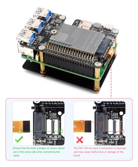 PCIe to M.2 4G/5G And USB 3.2 HAT for Raspberry Pi 5 – ThinkRobotics.com