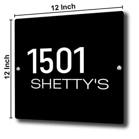 Personalised Name Plate for Home Outdoor Indoor – Nutcase