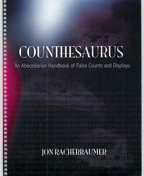 Counthesaurus by Jon Racherbaumer