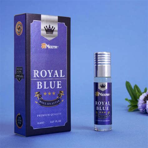 Meena Royal Blue Attar - 8ml Roll On - Concentrated Perfume Oil – Rayhan