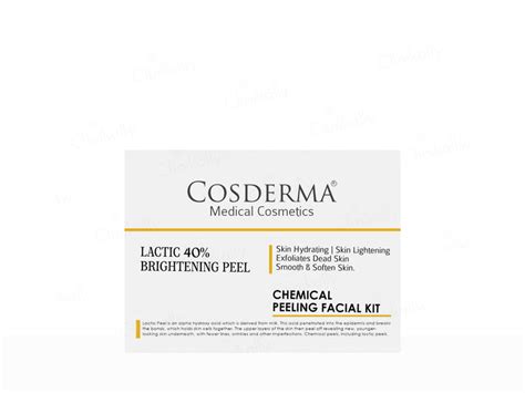 Buy Cosderma Lactic 40% Brightening Peel Chemical Peeling Facial Kit ...