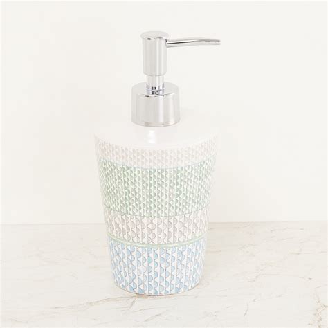 Buy Organic Printed Round Single Pc. Soap Dispenser - 8 cm x 8 cm x 18 ...