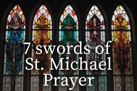 The 7 Swords of St. Michael Prayer - The Catholic Handbook