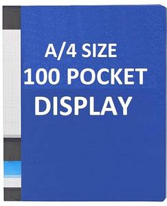 Flipkart.com | Shivom 100 pocket Display Book holder, Paper Document ...