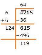 Find the least number which must be added to 4215 to make it perfect ...
