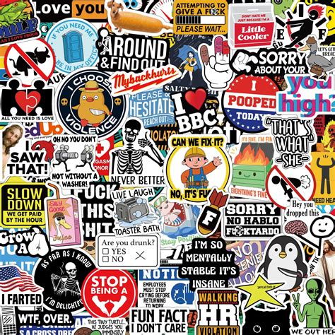 Amazon.com: SUNHADO (3 Pcs) Say Perhaps to Drugs Sticker Funny ...