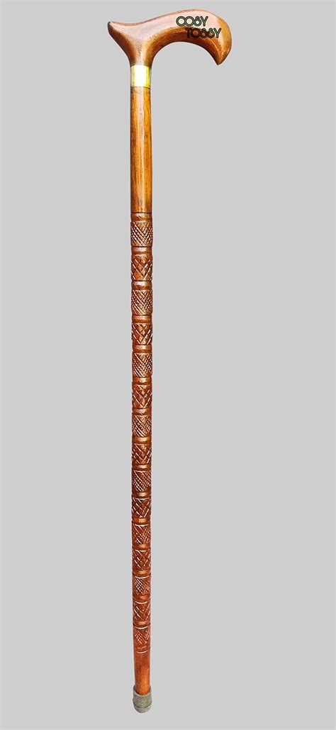 DGARYS Walking Stick for Men and Women Old Age Wooden Stick for Old ...