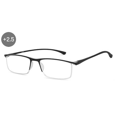 Buy Black Black Half Rim Rectangle Lenskart READERS LK E13699 Only for ...