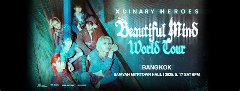 Xdinary Heroes World Tour in BANGKOK, Samyan Mitrtown Hall, Bangkok, 17 ...