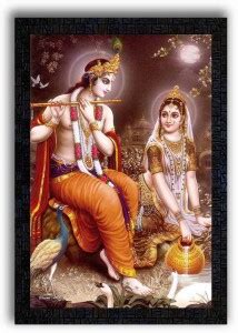 Poster N Frames UV Textured Decorative Art Print of Radha Kishna with ...