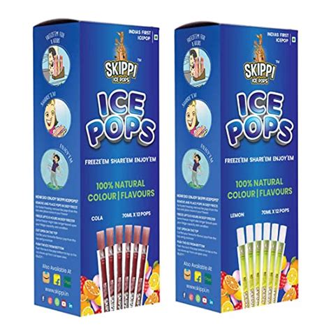 Skippi Icepops 100% Natural Freezer Pops, Juice Bars, Ice Pops - Cola ...