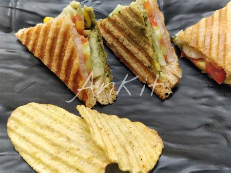 Corn Spinach Sandwich – Tech Kitchen