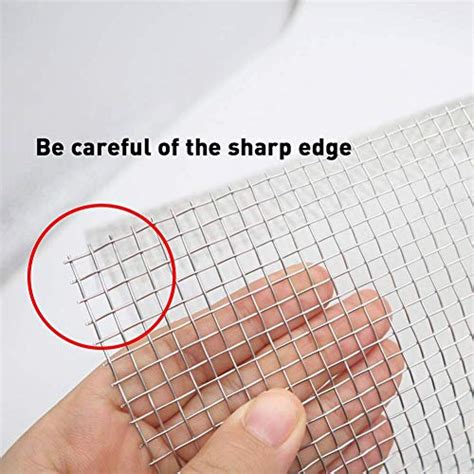 304 Stainless Steel Woven Wire Mesh1 Roll, 5 Mesh - Aperture 4.5mm ...