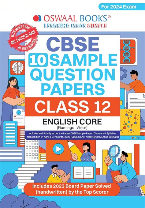 Oswaal CBSE Sample Question Papers Class 12 English Core Book (For ...