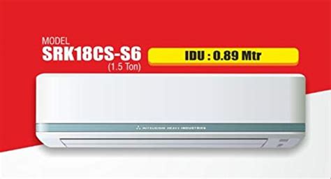 MITSUBISHI HEAVY DUTY SRK18CS 1.5 Ton 1 Star Split Air Conditioner ...