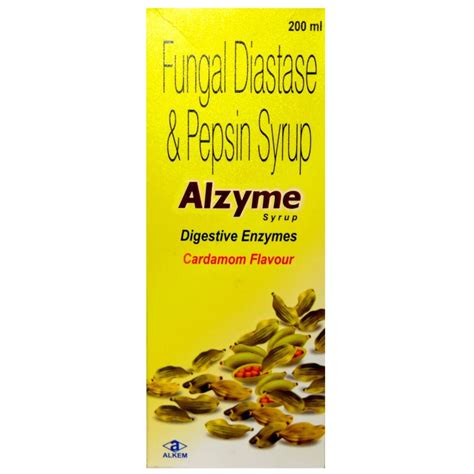 ALZYME - Bottle of 200 ml Syrup : Amazon.in: Health & Personal Care