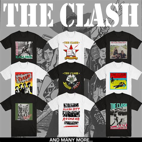 Jual THE CLASH | T-SHIRT BAND | PUNK ROCK | MERCHANDISE | Shopee Indonesia