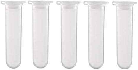 uxcell 10 Pcs 15ml Plastic Centrifuge Tubes with Screw-on Cap ...