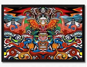 Seven Rays McMayan Red Framed Poster Paper Print - Art & Paintings ...