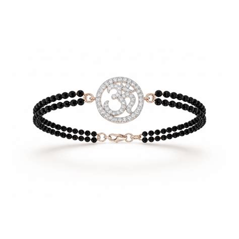 Sacred Om Bliss Mangalsutra Bracelet – ETIhouseofsilver