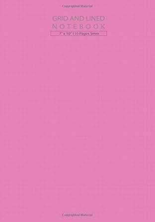Grid and Line 7 x 10, 110 Pages 5mm spacing Vol.7: 7 x 10 Inches 110 ...