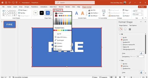 Format Shape PowerPoint 的图像结果