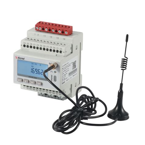 ADW300 Din Rail RS485 And 470MHZ Wireless Power Meter CE Certification