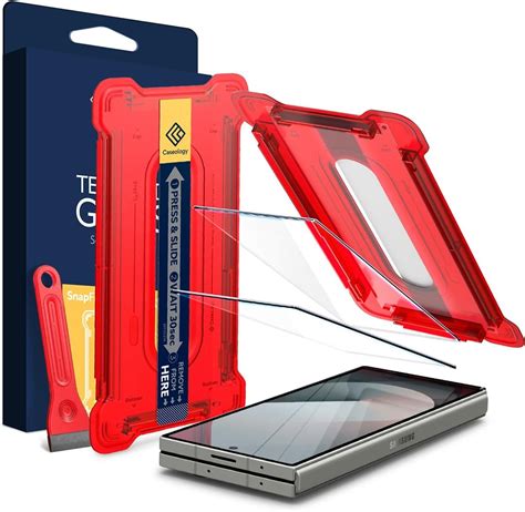 CASEOLOGY By Spigen Snap Fit Tempered Glass Screen Guard Protector ...