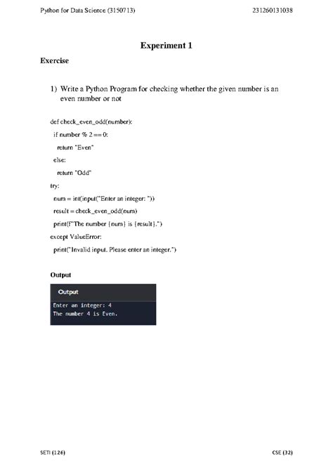 Python for Data Science (3150713) - Practical Exercises and Programs ...